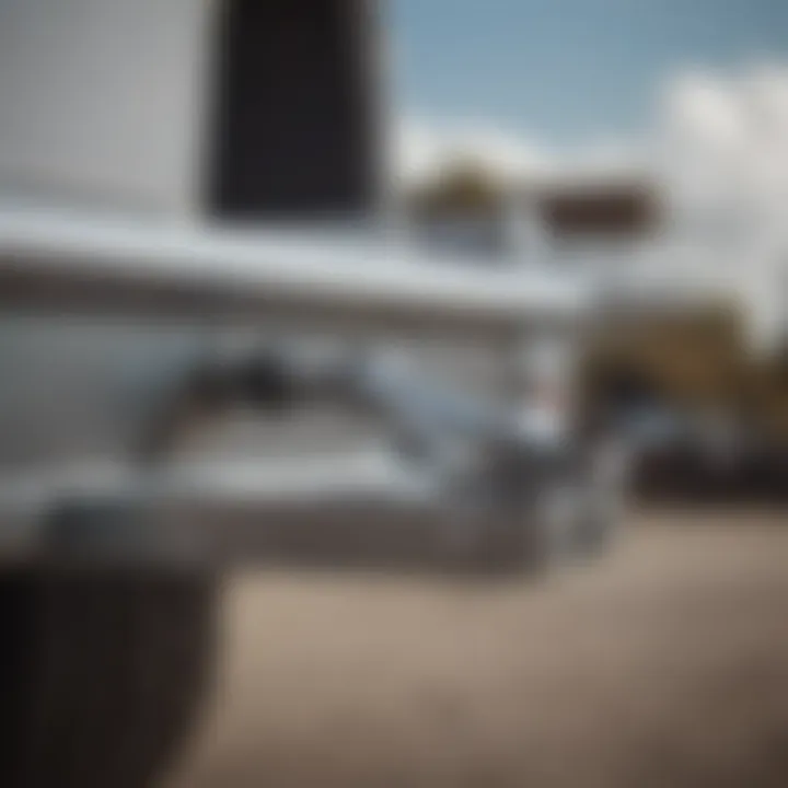 Installation of a gooseneck hitch on a truck