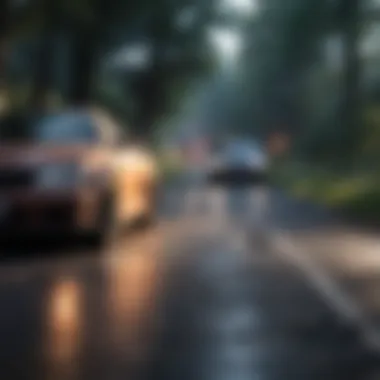 Accident Documentation with Dash Cams Dash cam footage illustrating accident documentation