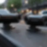Dual-channel dash cam showcasing front and rear view