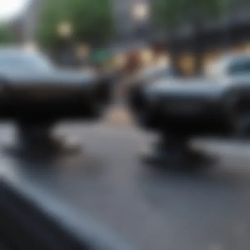 Dual-channel dash cam showcasing front and rear view