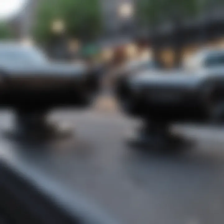 Dual-channel dash cam showcasing front and rear view