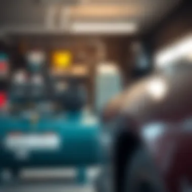 Residential Use of AC DC Compressors Residential setup utilizing an AC DC air compressor in a garage