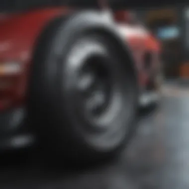A close-up view of a high-performance aftermarket component