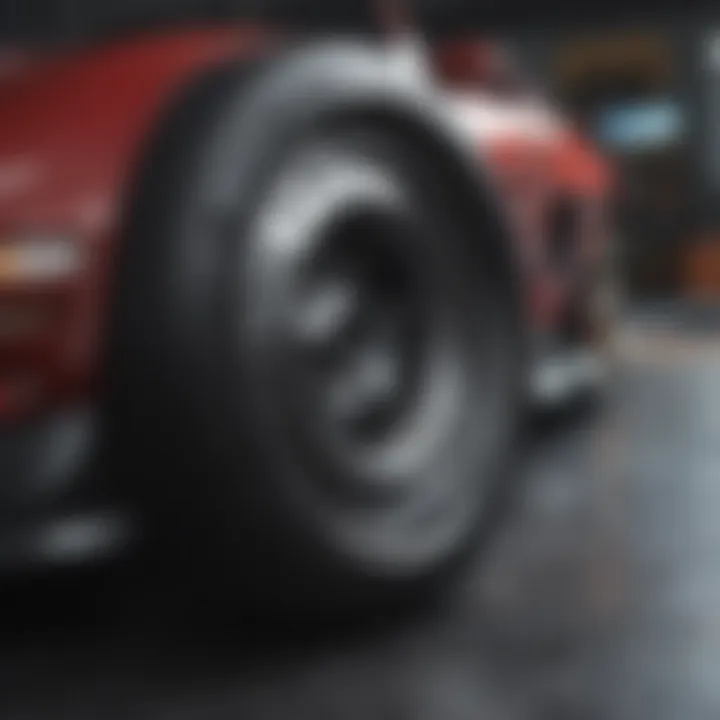 A close-up view of a high-performance aftermarket component