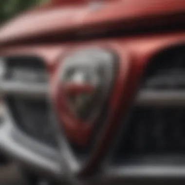 Iconic Alfa Romeo Grille and Logo Close-up of Alfa Romeo's distinctive grille and logo