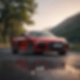 Audi vehicle on a scenic road