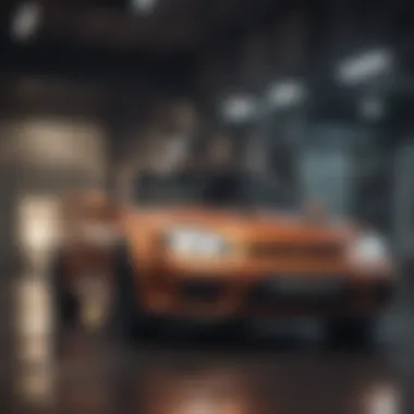 Concept of auto financing showcasing the impact of interest rates on loans