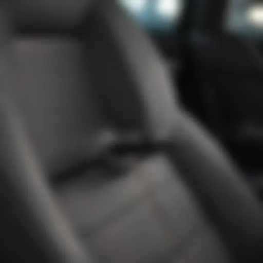 A sleek car seat gap filler showcasing innovative design.