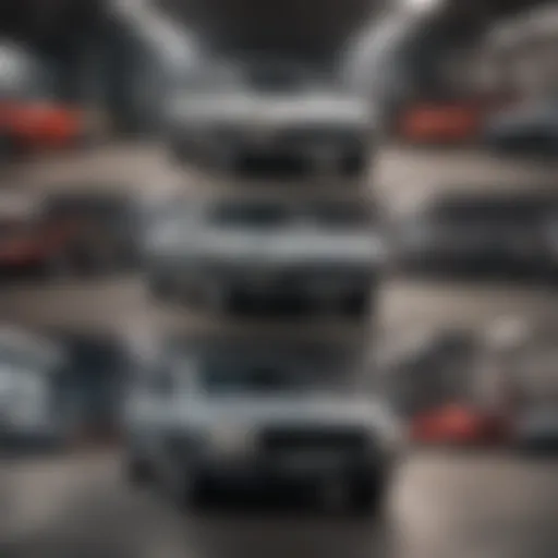 Detailed diagram of various types of car shop warranties