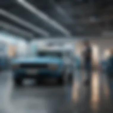Engaging with Carvana's Customer Service A customer interacting with Carvana's customer service platform