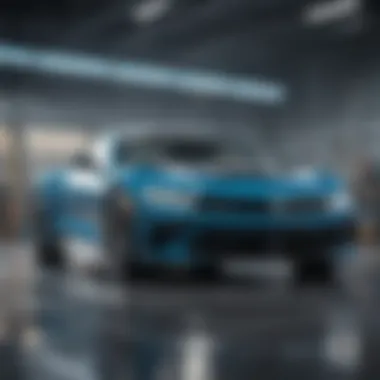 A visual representation of digital transformation in the automotive industry