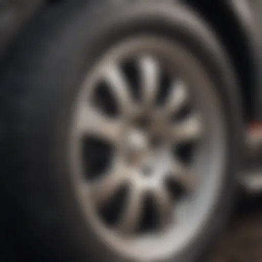 Various types of Corolla tires showcasing tread patterns