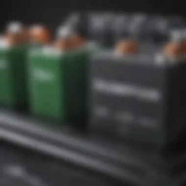 Graph depicting the trends in hybrid battery pricing over the years