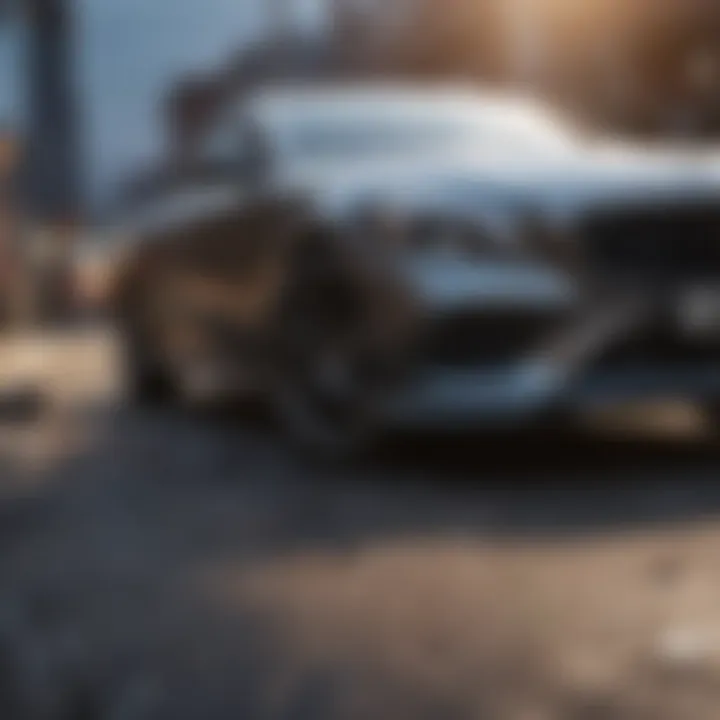 Illustration of insurance coverage for car damages