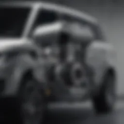 Overview of Range Rover Sport gasoline engine configuration showcasing power and efficiency