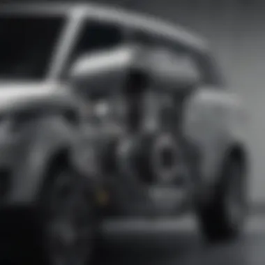 Overview of Range Rover Sport gasoline engine configuration showcasing power and efficiency