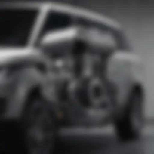 Overview of Range Rover Sport gasoline engine configuration showcasing power and efficiency