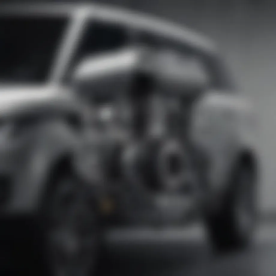Overview of Range Rover Sport gasoline engine configuration showcasing power and efficiency