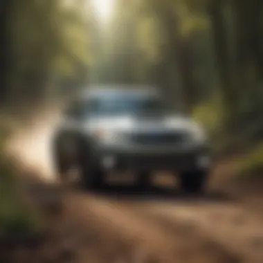 2005 Subaru Outback navigating diverse terrain