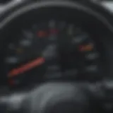 Fuel efficiency dashboard of 2005 Subaru Outback
