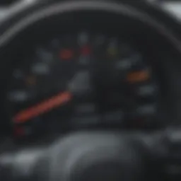 Fuel efficiency dashboard of 2005 Subaru Outback