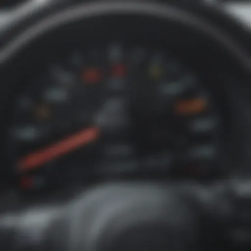 Fuel efficiency dashboard of 2005 Subaru Outback