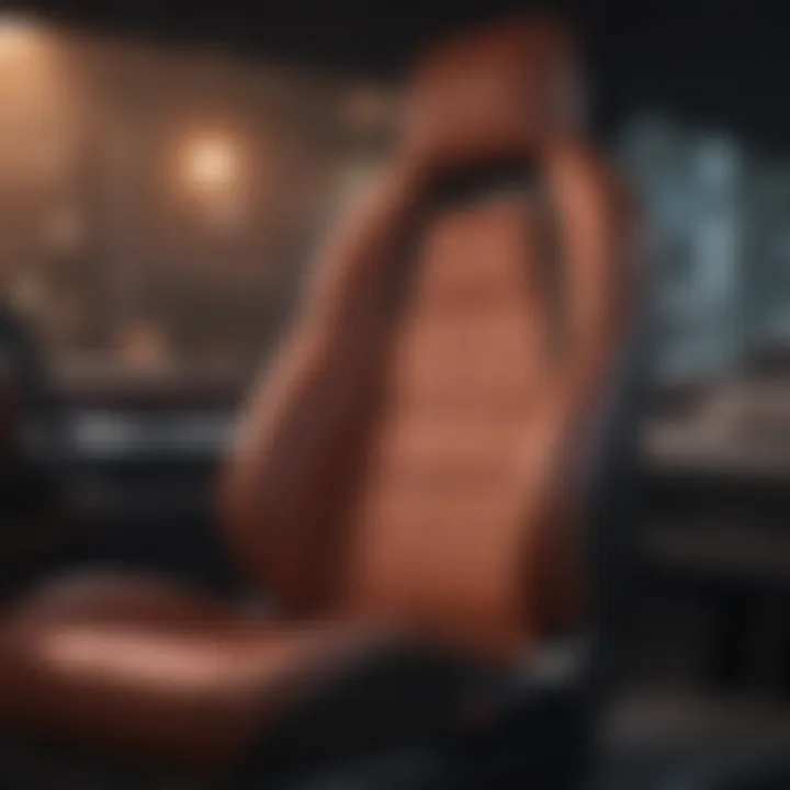 A comparison chart highlighting various brands and their unique seating technologies.