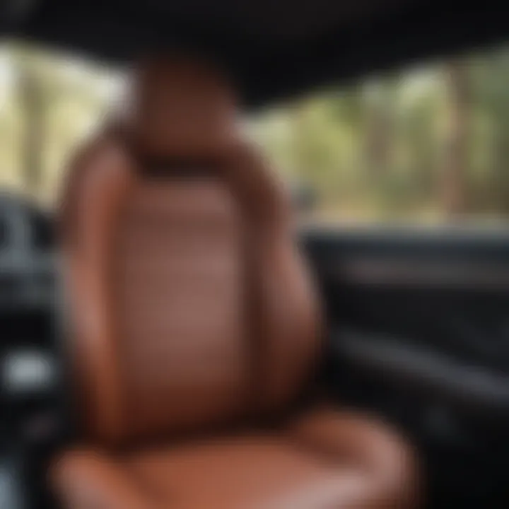 Advanced ergonomic design illustrating lumbar support and adjustable features.