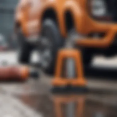 Safety Practices for Hydraulic Jacks Demonstration of proper safety practices while using a hydraulic jack