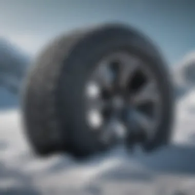 Infographic showing the differences between various types of snow tires for Jeep vehicles.