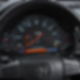 Dashboard view of a 2002 Honda Civic showcasing its features