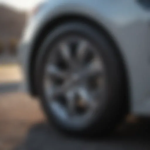 Kia Optima Hybrid showcasing tire specifications