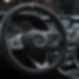 Elegant Mercedes steering cover showcasing premium leather texture