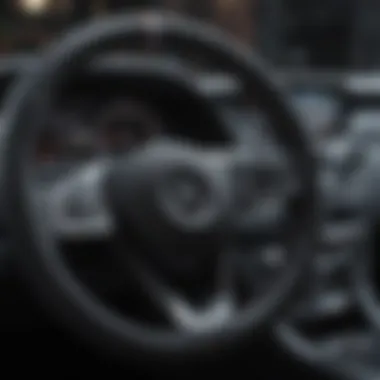 Elegant Mercedes steering cover showcasing premium leather texture