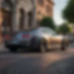 A sleek car showcasing the financial commitment of a $60,000 loan