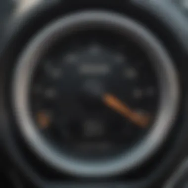 Oil Pressure Display in BMW X6 Dashboard display showing oil pressure in BMW X6