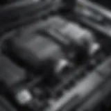 Close-up of Volkswagen Passat GT engine bay showcasing tuning components