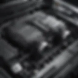 Close-up of Volkswagen Passat GT engine bay showcasing tuning components