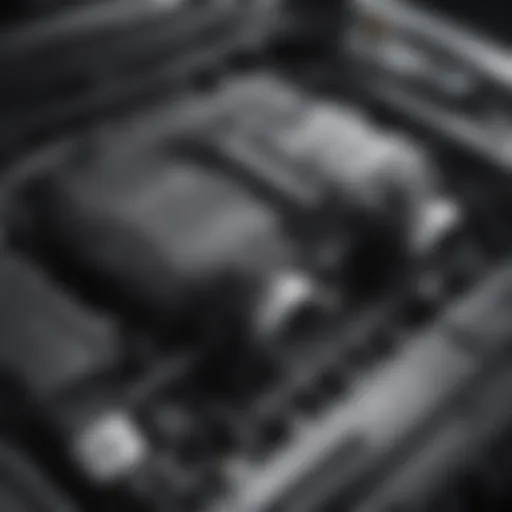 Close-up of Volkswagen Passat GT engine bay showcasing tuning components
