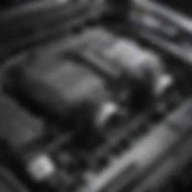 Engine Tuning Components of Volkswagen Passat GT Close-up of Volkswagen Passat GT engine bay showcasing tuning components