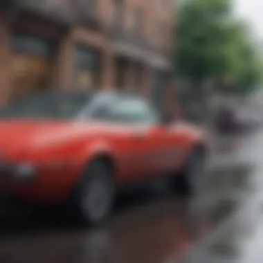 Illustration of proper installation techniques for Rain X beam wiper blades, ensuring optimal performance.