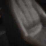 Detailed view of a seat shield seat cover showcasing its texture and design.