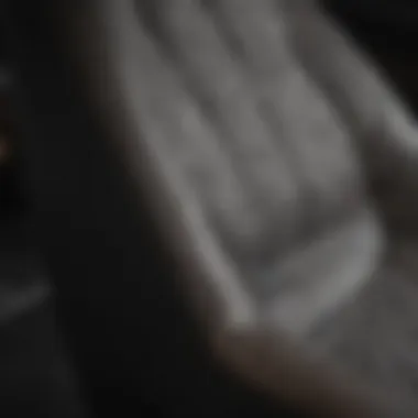 Detailed view of a seat shield seat cover showcasing its texture and design.