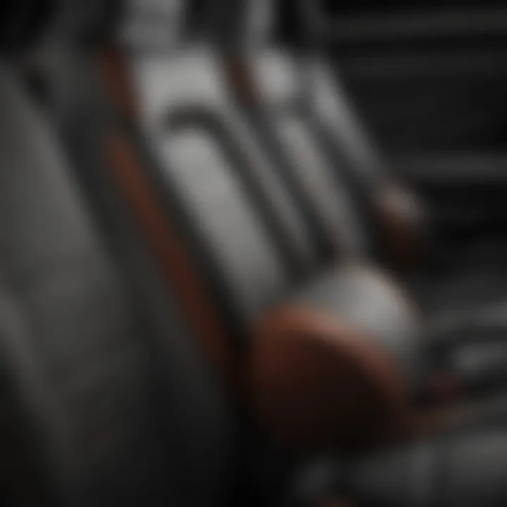 Collage of various materials used in seat shield seat covers highlighting their unique properties.