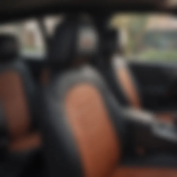 Comparison of different styles of seat shield seat covers tailored for various automotive interiors.
