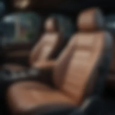 Showcasing the Dodge Durango's third-row seating for larger groups