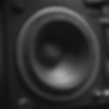 Detailed view of the speaker system in the 2020 Silverado 1500