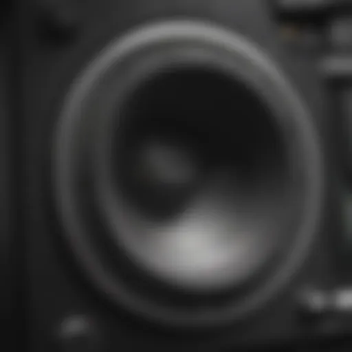 Detailed view of the speaker system in the 2020 Silverado 1500