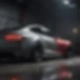 A collection of various Tesla wheel kits showcasing different designs and styles