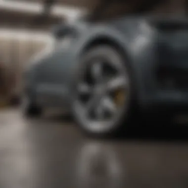 An expert demonstrating the installation of a Tesla wheel kit, emphasizing precision and technique